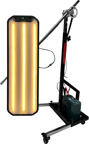 Heavy Duty PDR Light PDR LED Lamp Reflector Board Dent Repair Tools LED Light Reflection Board with Adjustable Holder Hand Tool Set