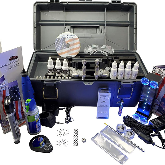 Windshield Repair Kit American Master - Auto Glass Crack Rock Chip Repair Kit